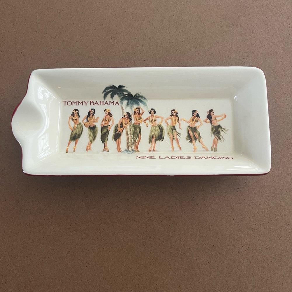 Tommy Bahama Nine Ladies Dancing Cigar Ashtray